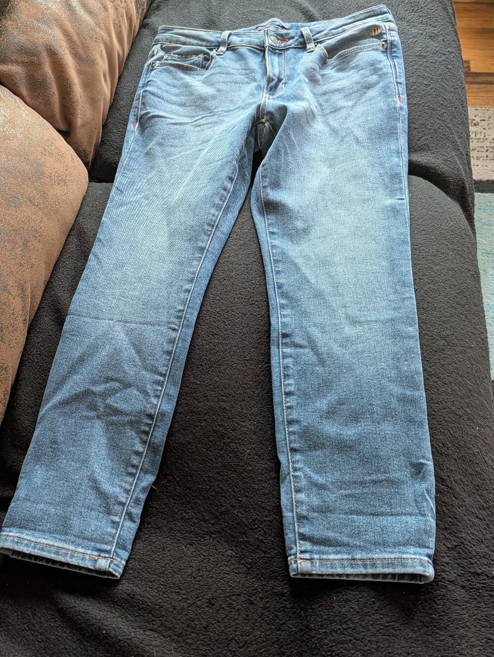 Women's s Blue Denim Jeans - Classic Straight Fit